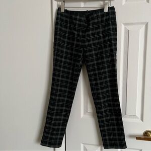 Ann Taylor Plaid Trousers 00P